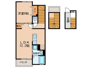 カーサ　ドルチェの物件間取画像